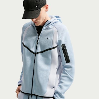 Nike Tech Men's Color-Block Full-Zip Fleece Windrunner Jacket